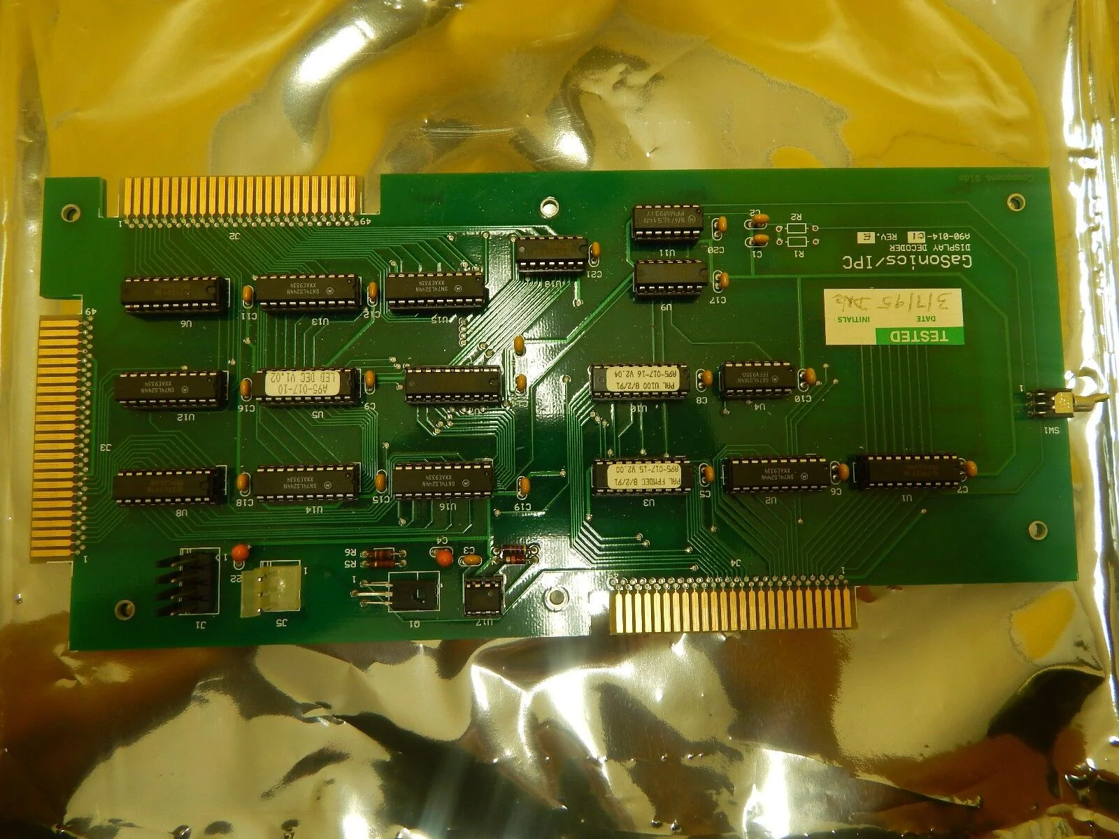 GaSonics IPC A90-014-01 Display Decoder PCB A89-014-01 A-2000LL Used Working - Image 2