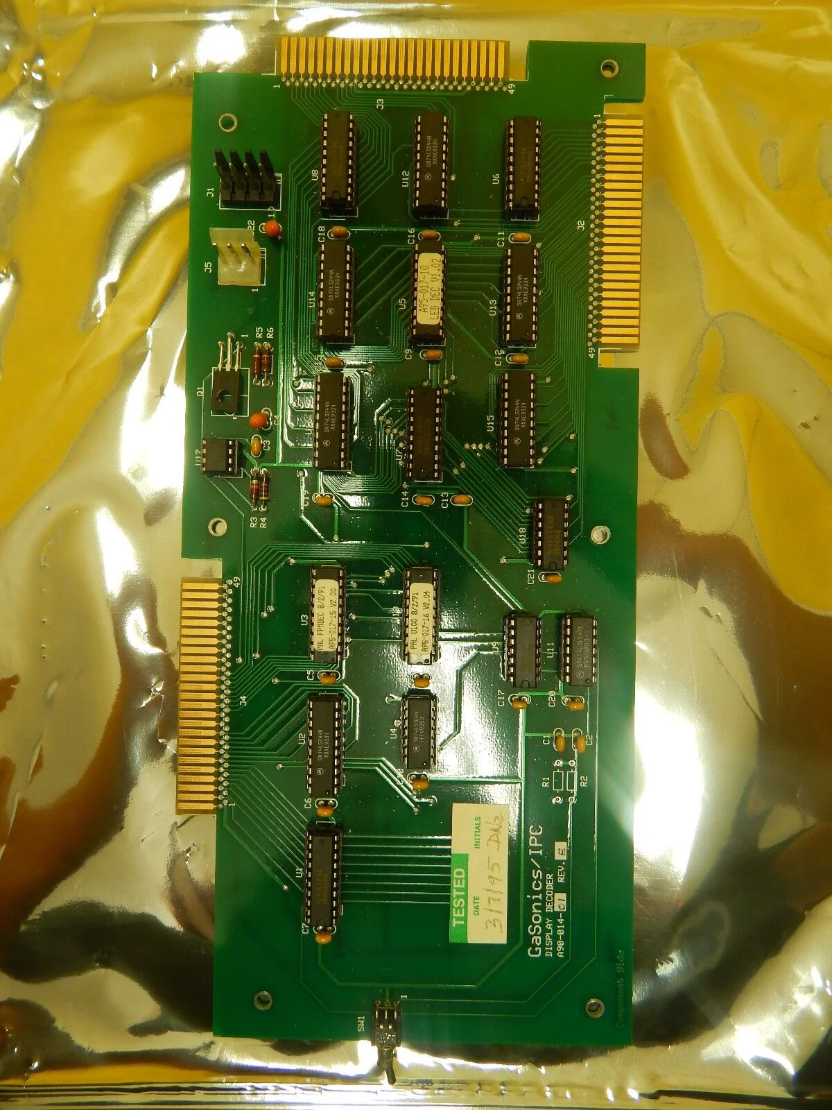 GaSonics IPC A90-014-01 Display Decoder PCB A89-014-01 A-2000LL Used Working - Image 3