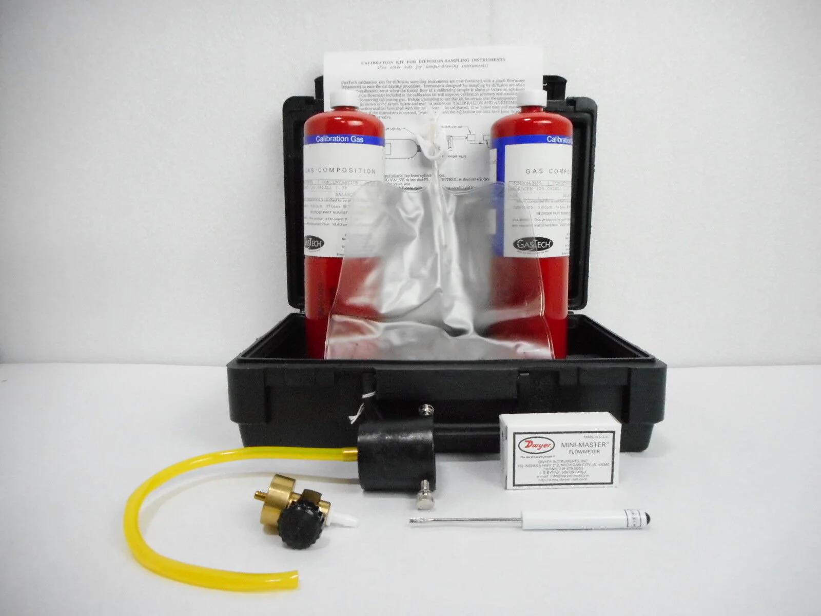 GasTech 81-0221 H2 Gas Calibration Kit ASM 83-107564A06 New - Image 2