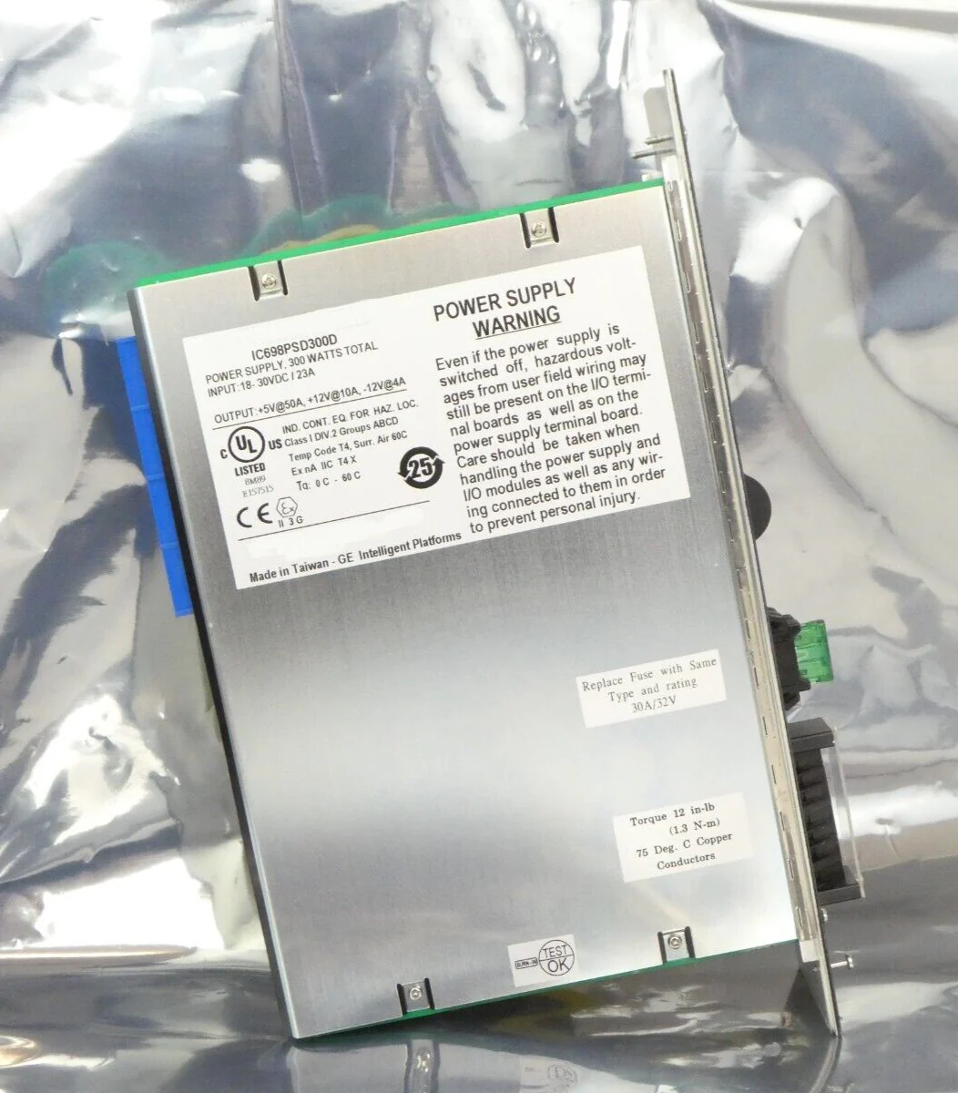 GE Fanuc IC698PSD300D Power Supply Module PLC PACSystems RX7i PCB Card Working - Image 6