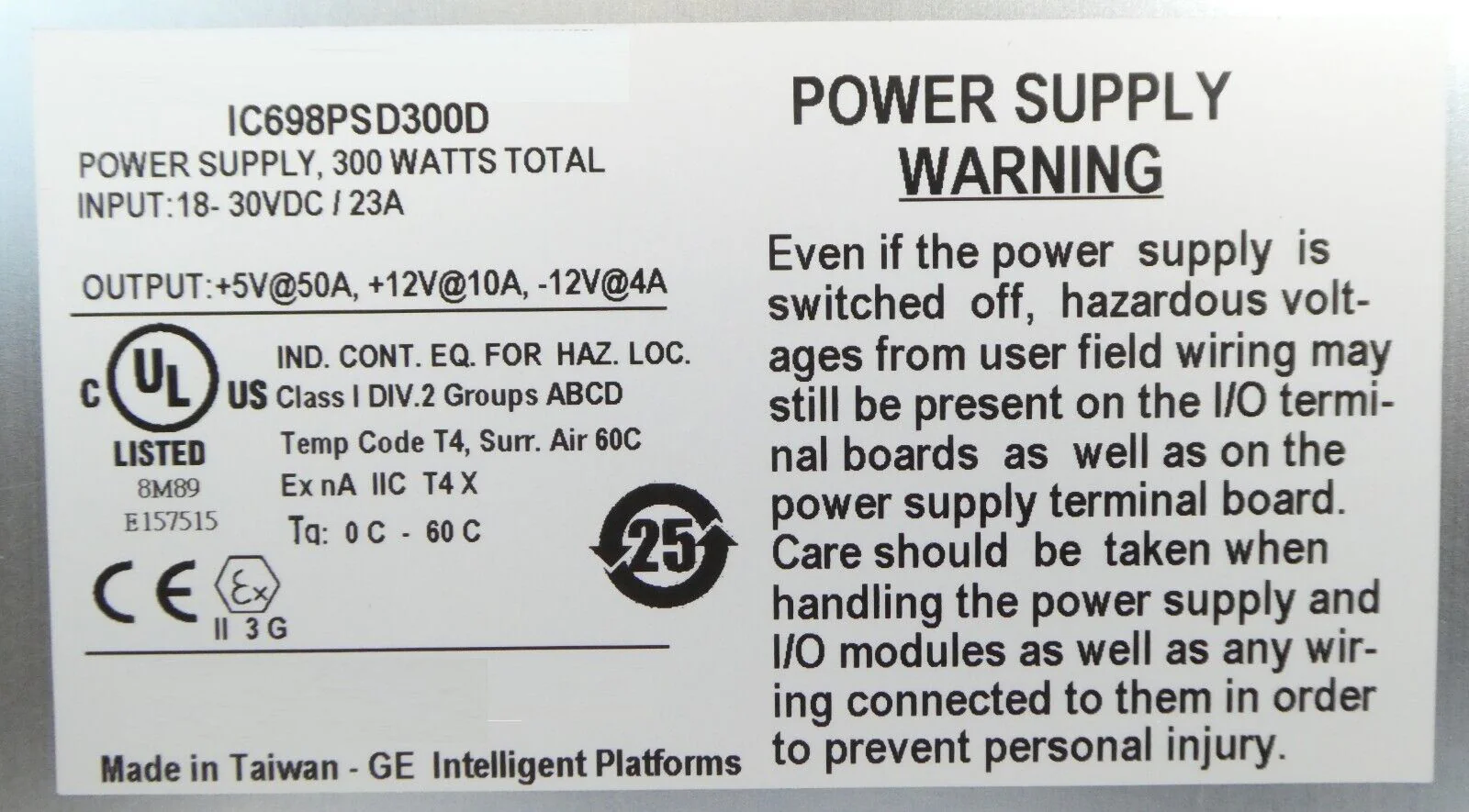 GE Fanuc IC698PSD300D Power Supply Module PLC PACSystems RX7i PCB Card Working - Image 8