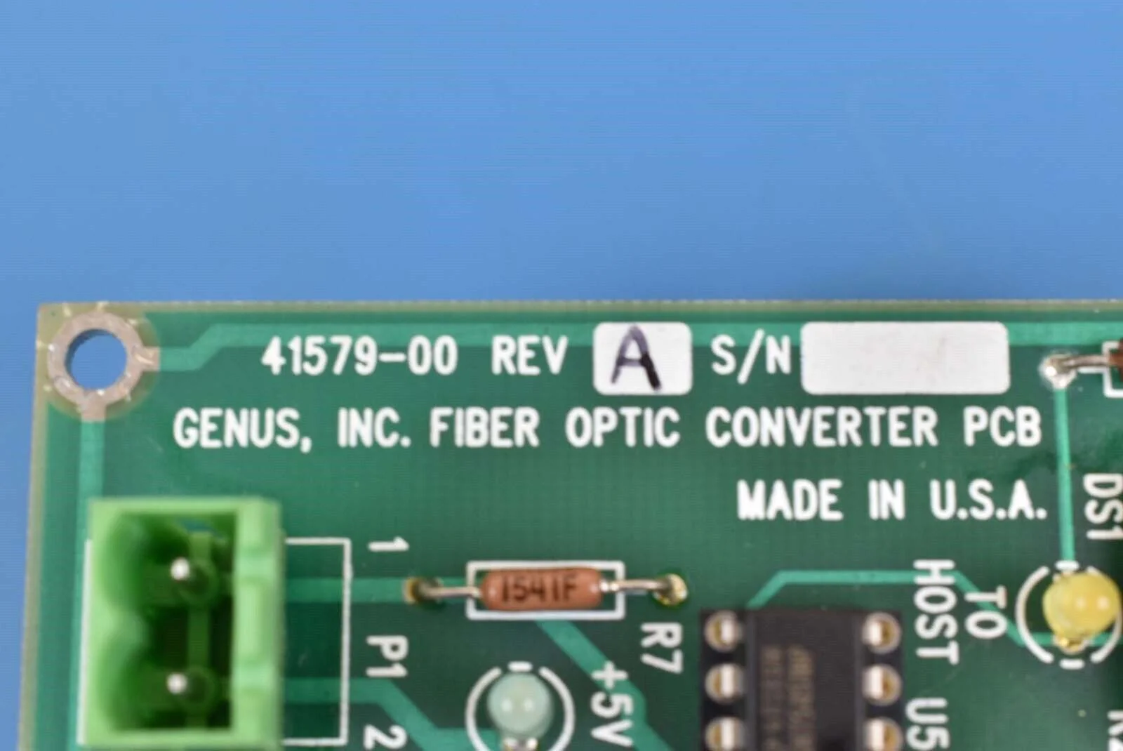 Genus Inc 41579-00 PCB Fiber Optic Converter - Image 3