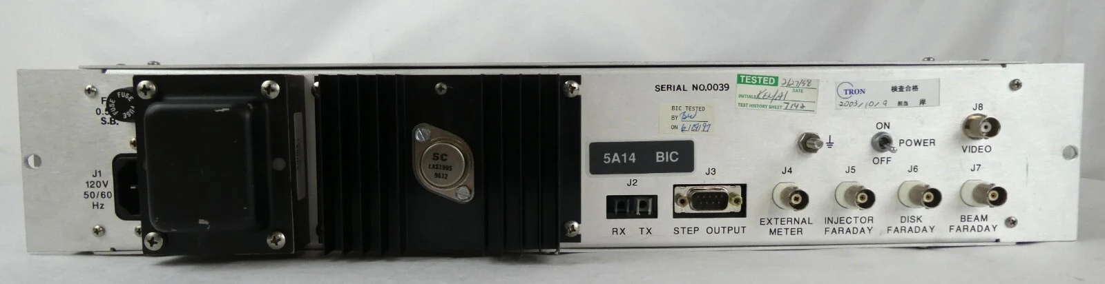 Genus X6045500 Rack Mounted Beam Current Integrator Assembly OEM Refurbished - Image 3