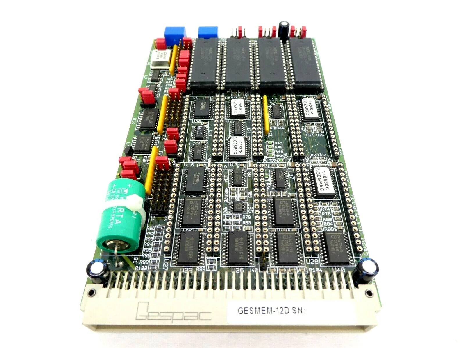 Gespac GESMEM-12D 9602 PCB Card GESMEM-12D ASM 03-325996A01 Untested As-Is - Image 7