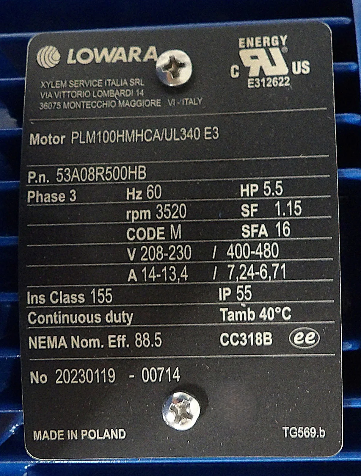 Goulds 136F2693 Aquavar IPC Controller and 5HP e-MH Booster Pump Set Xylem New - Image 24