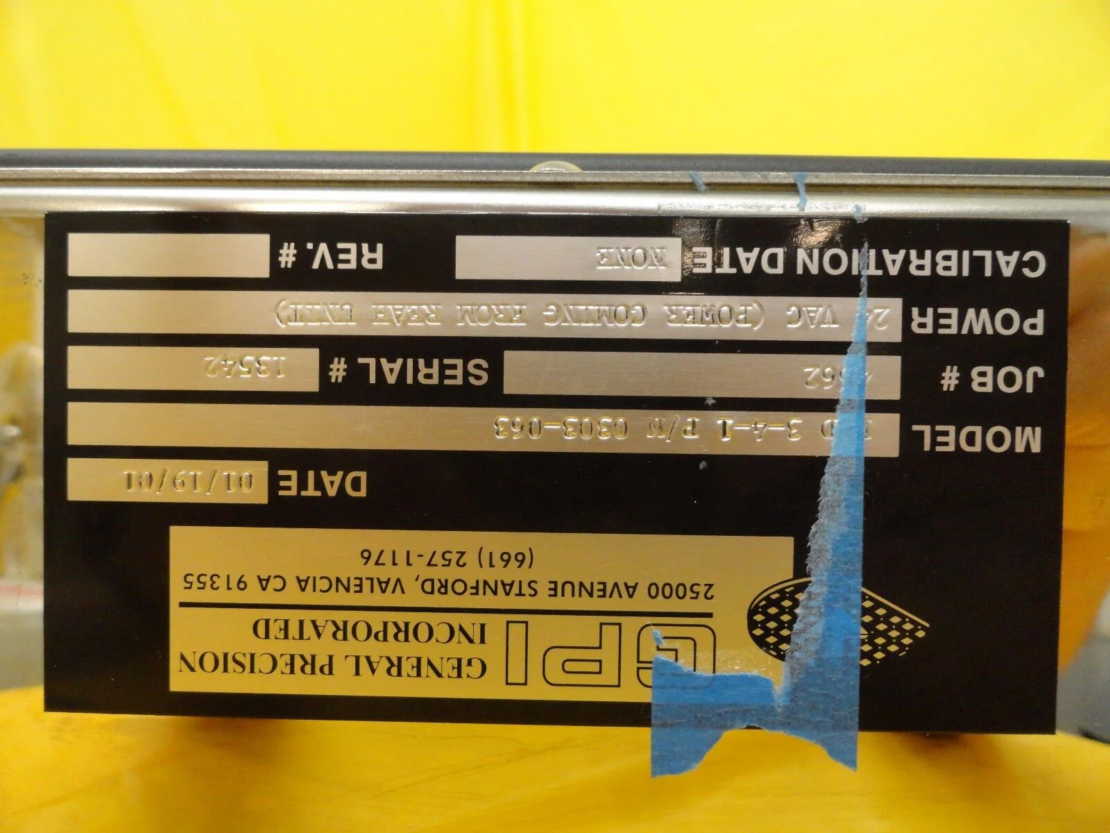 GPI General Precision 0303-063 Remote Panel RCD 3-4-1 SVG 90 I-Line Working - Image 9