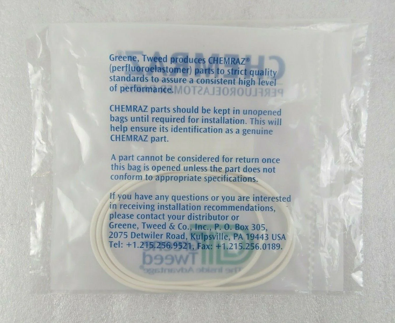 Green Tweed N035335979SS513 O-Ring Reseller Lot of 2 AMAT CVD Chamber 5200 New - Image 4
