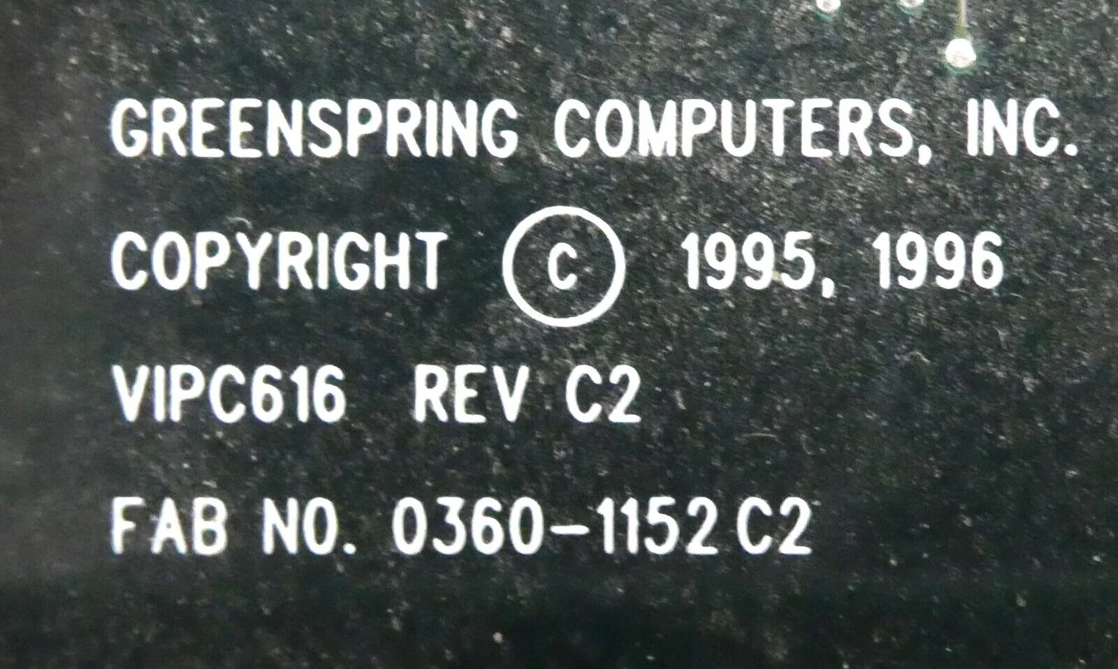 GreenSpring Computers VIP-C616 Rev C2 Industry Pack PCB Card Working Surplus - Image 10