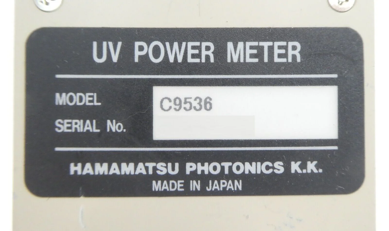 Hamamatsu Photonics C9536 UV Power Meter Module Working Surplus - Image 7
