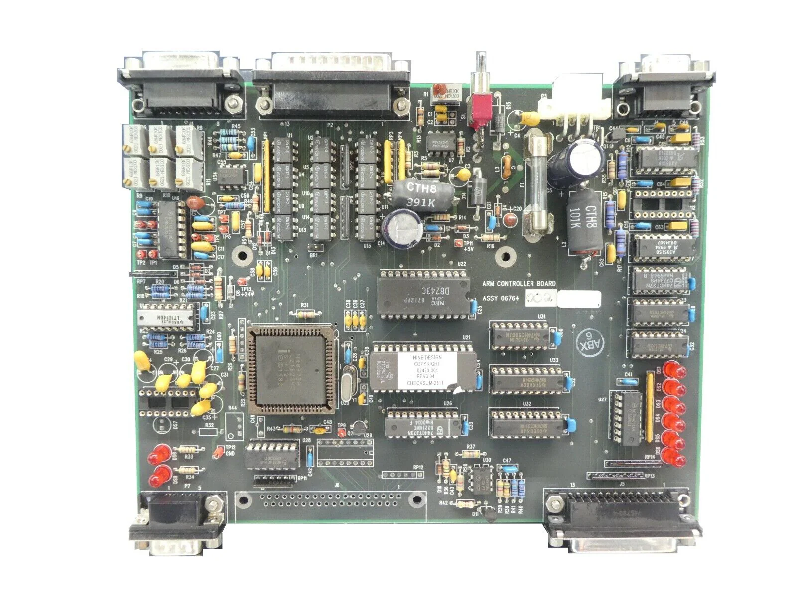 Hine Design 02423-001 Arm Control Board PCB 06764-002 Rev. 3.04 A-2000LL Working - Image 2