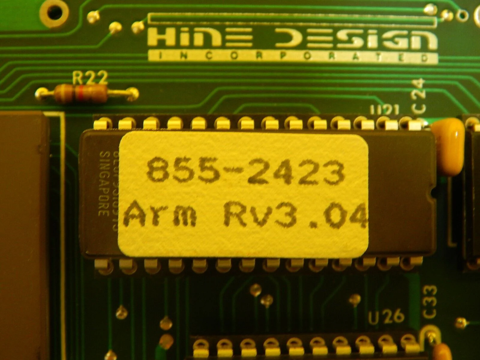 Hine Design 885-2423 Arm Control Board PCB 778-1I GaSonics Aura A-2000LL Used - Image 9