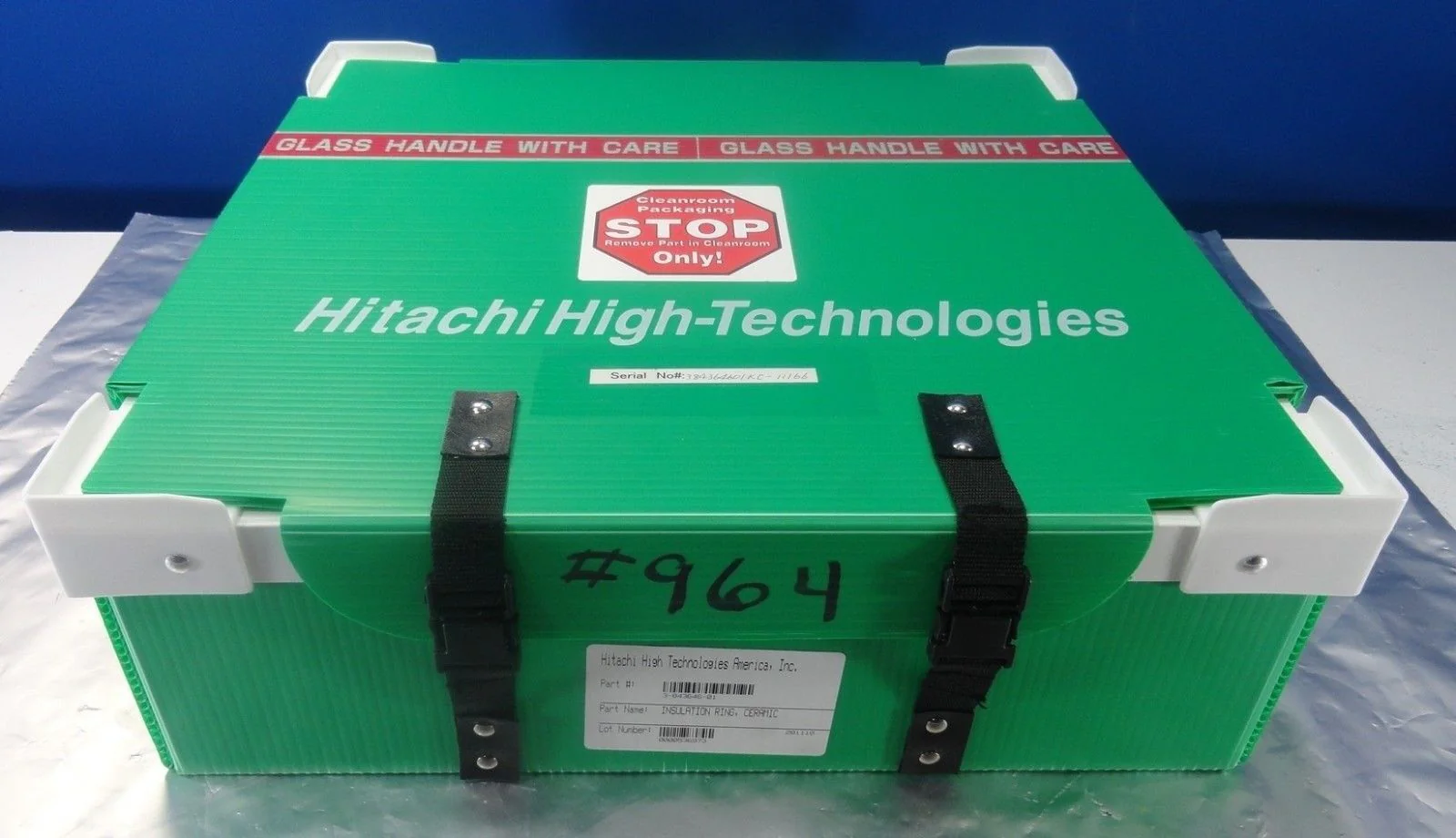 Hitachi 3-843646-01 Ceramic Insulation Ring Hitachi M-712 Etcher New Surplus - Image 7