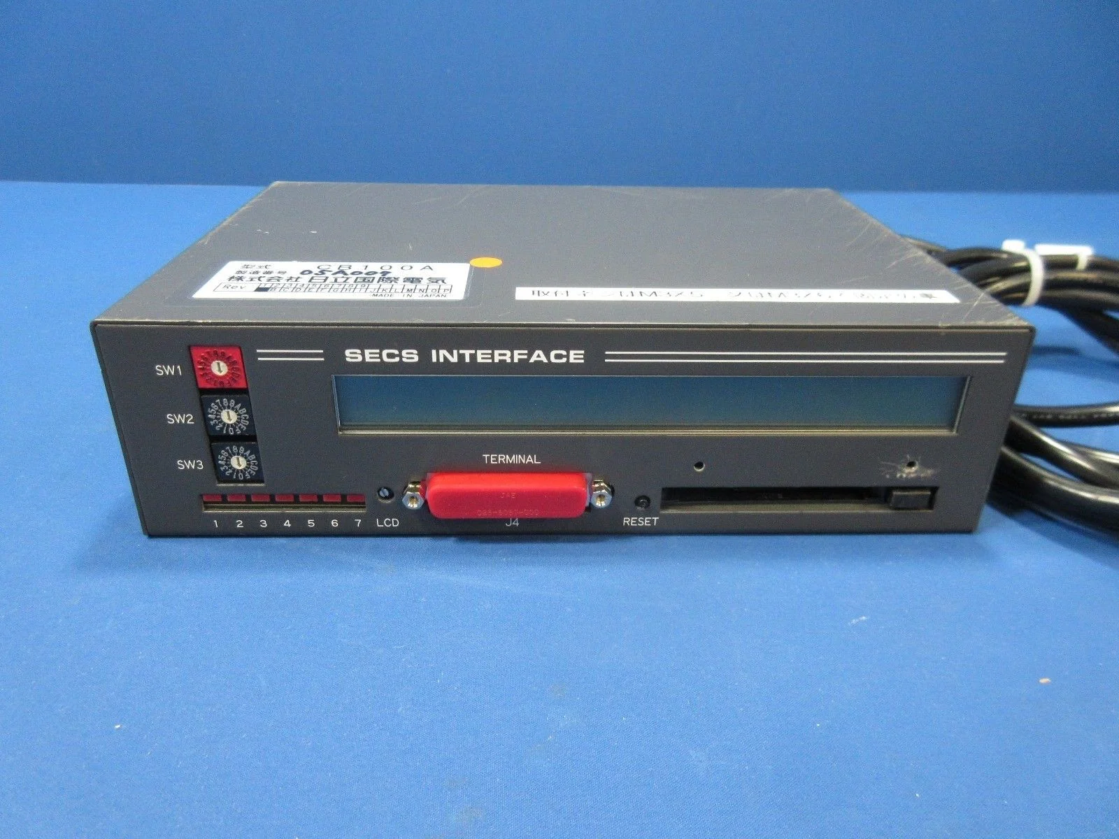 Hitachi CB100A SECS Interface DD-1203V No Memory No Fiber Optic Card Used - Image 4