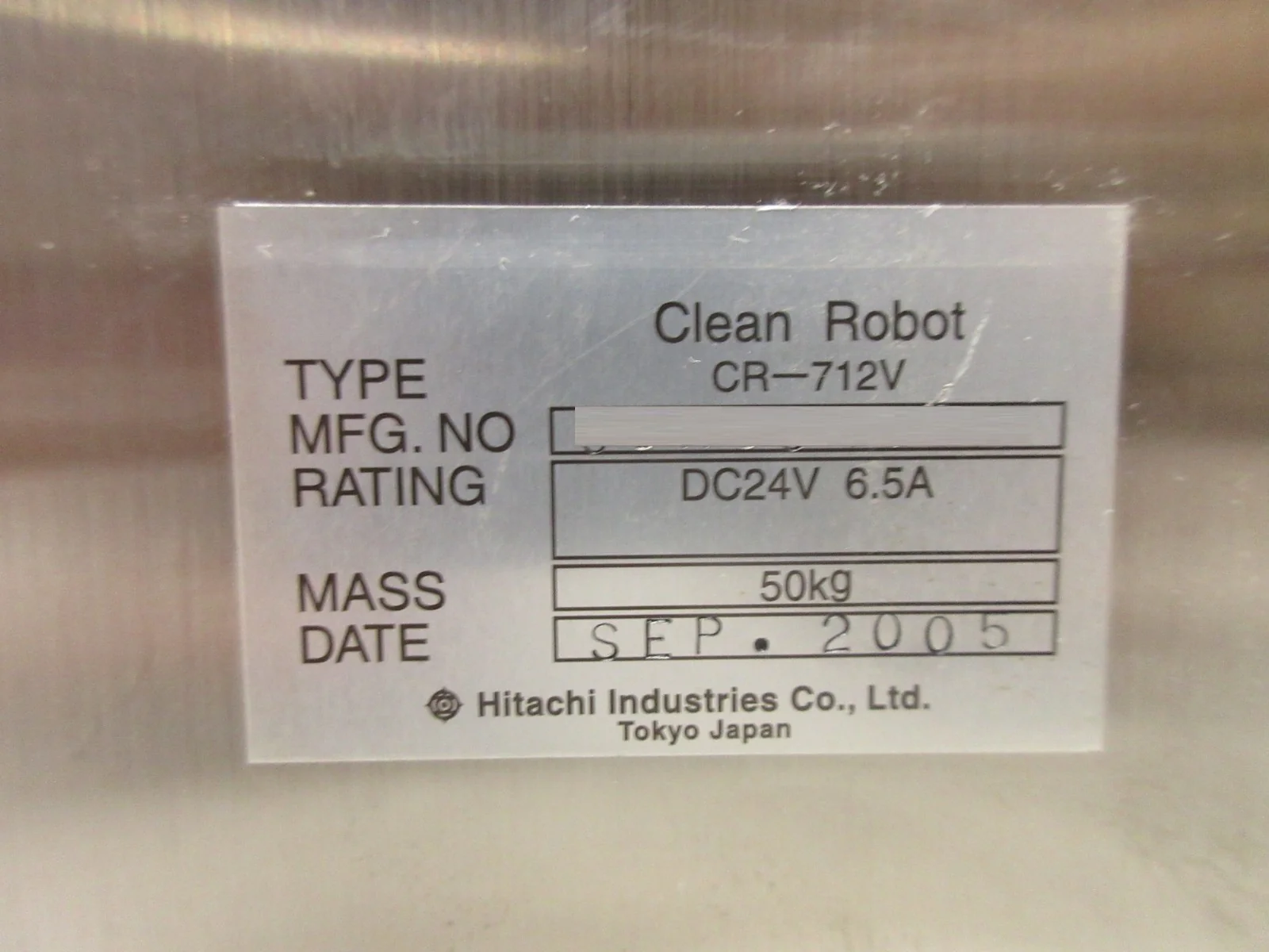 Hitachi CR-712V Wafer Handling Clean Robot No End Effector Sanki M-712E Working - Image 11