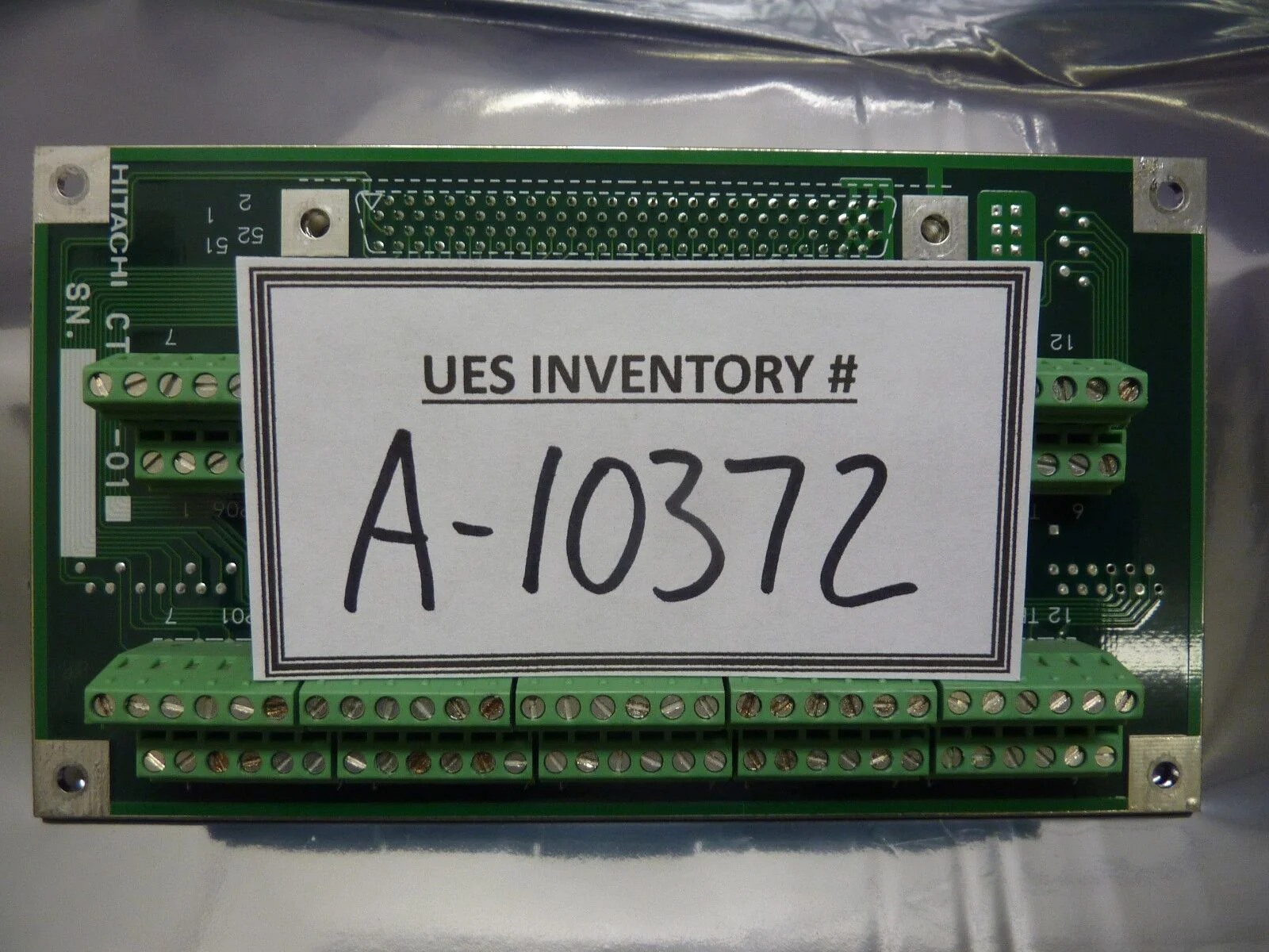 Hitachi CTE11-01 Interconnect Board PCB M-712E Shallow Trench Etcher System Used