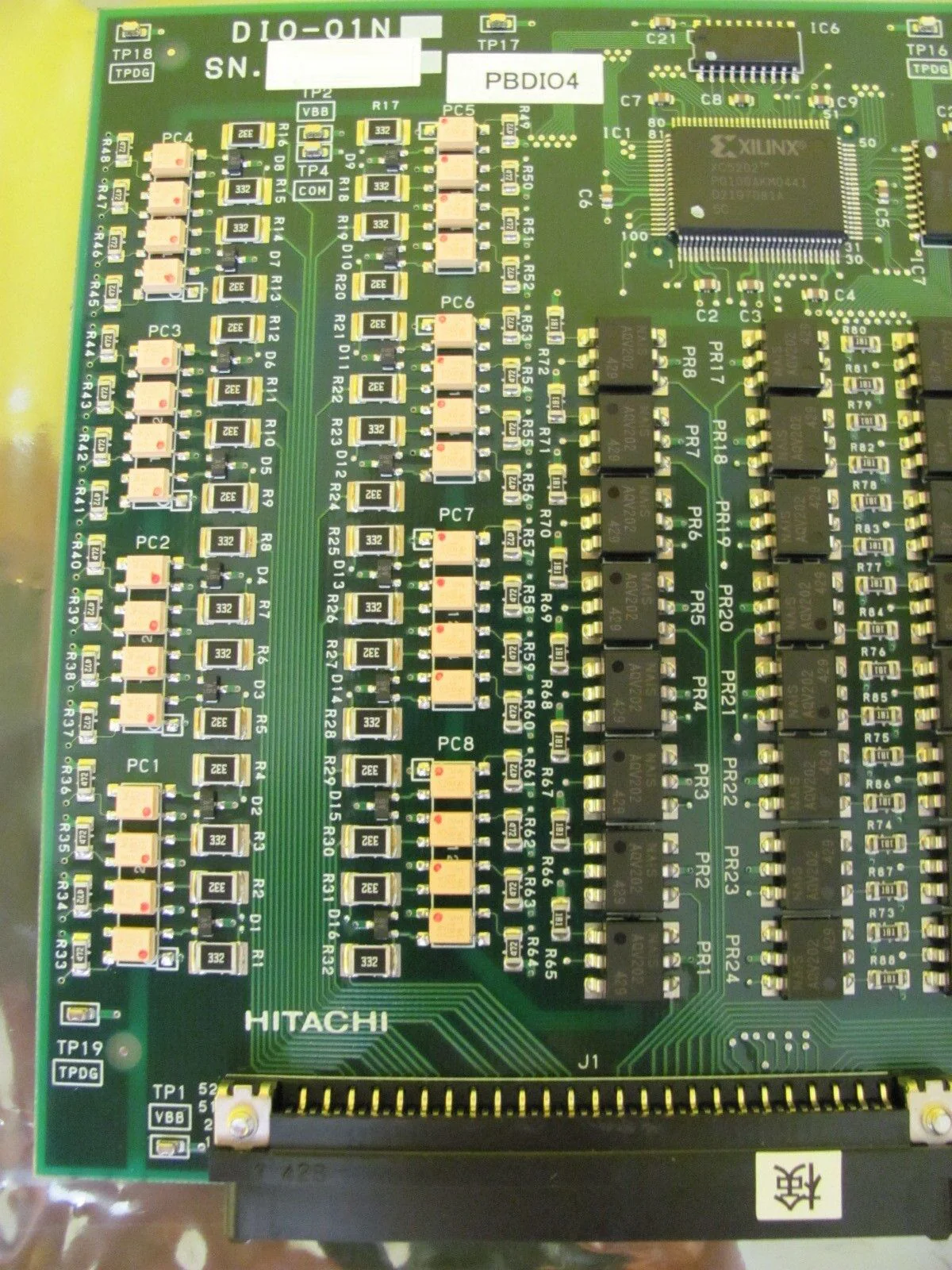 Hitachi DI0-01N Control PCB M-712E Used Working - Image 3