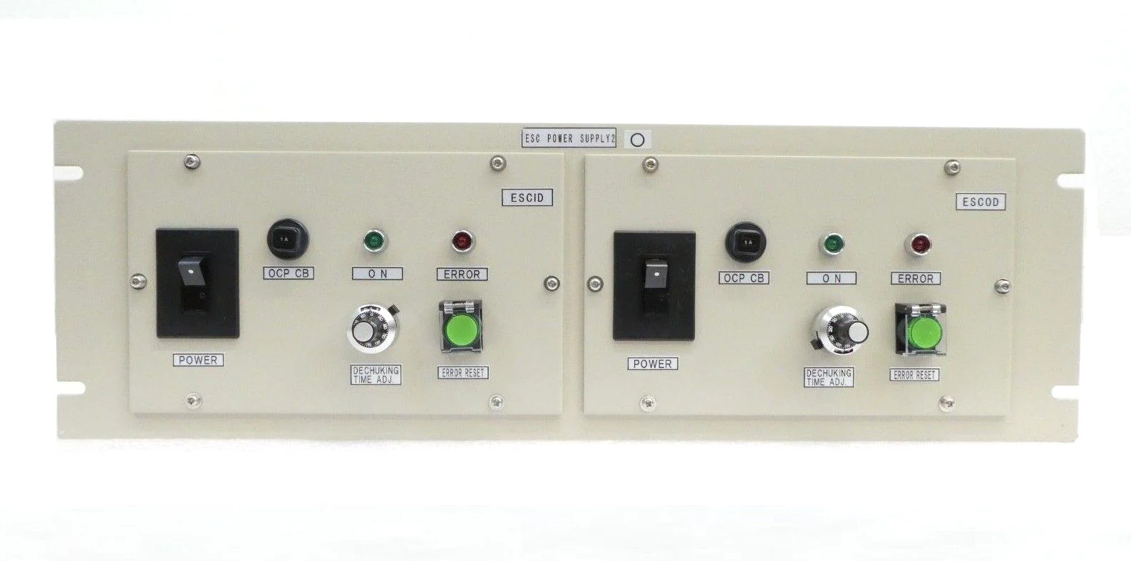 Hitachi ESC-2000E Dual Channel ESC Power Supply ESCID ESCOD M-712E Untested