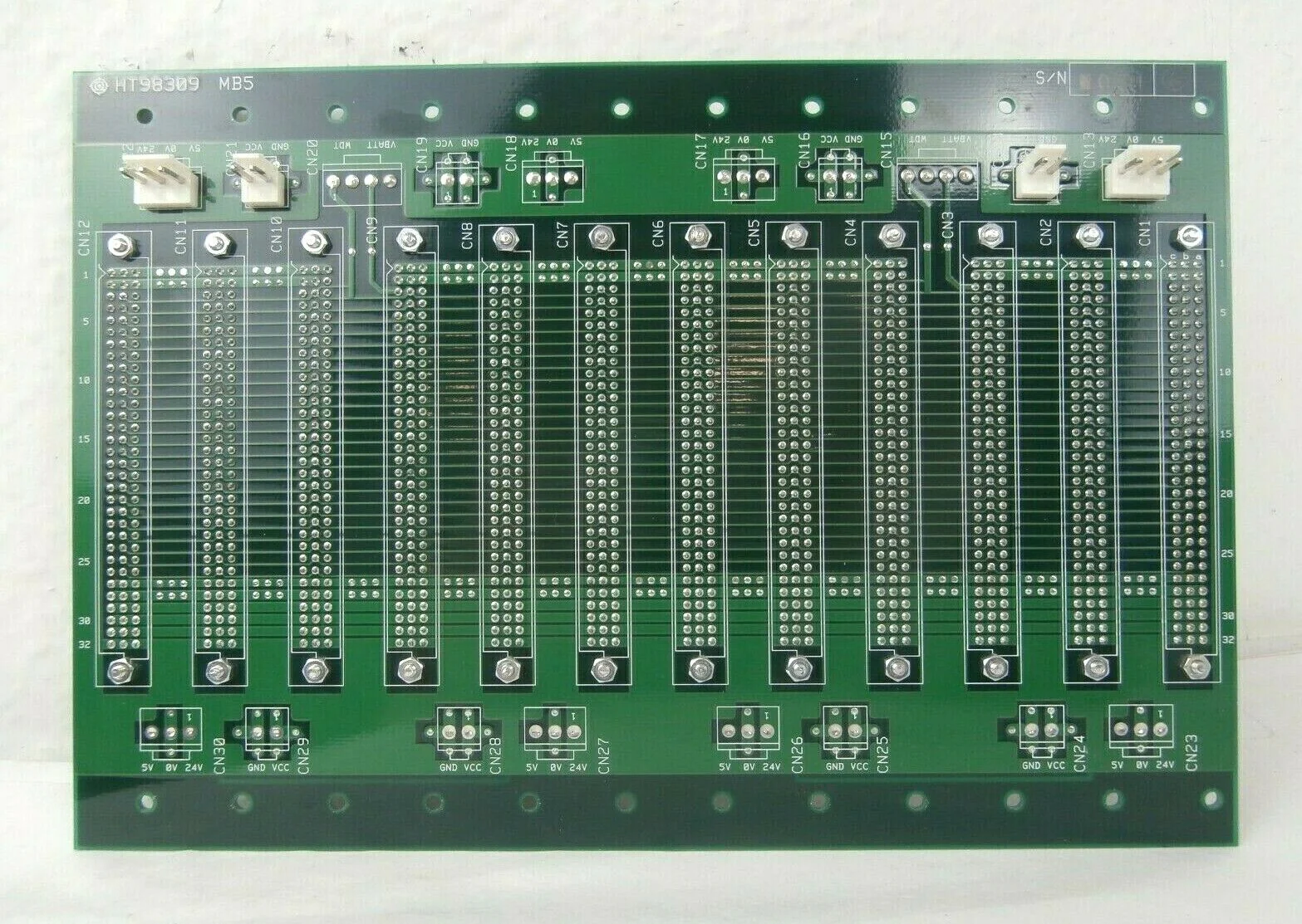 Hitachi HT98309 Backplane Board PCB MB5 M-712E Trench Etcher Working Surplus - Image 3