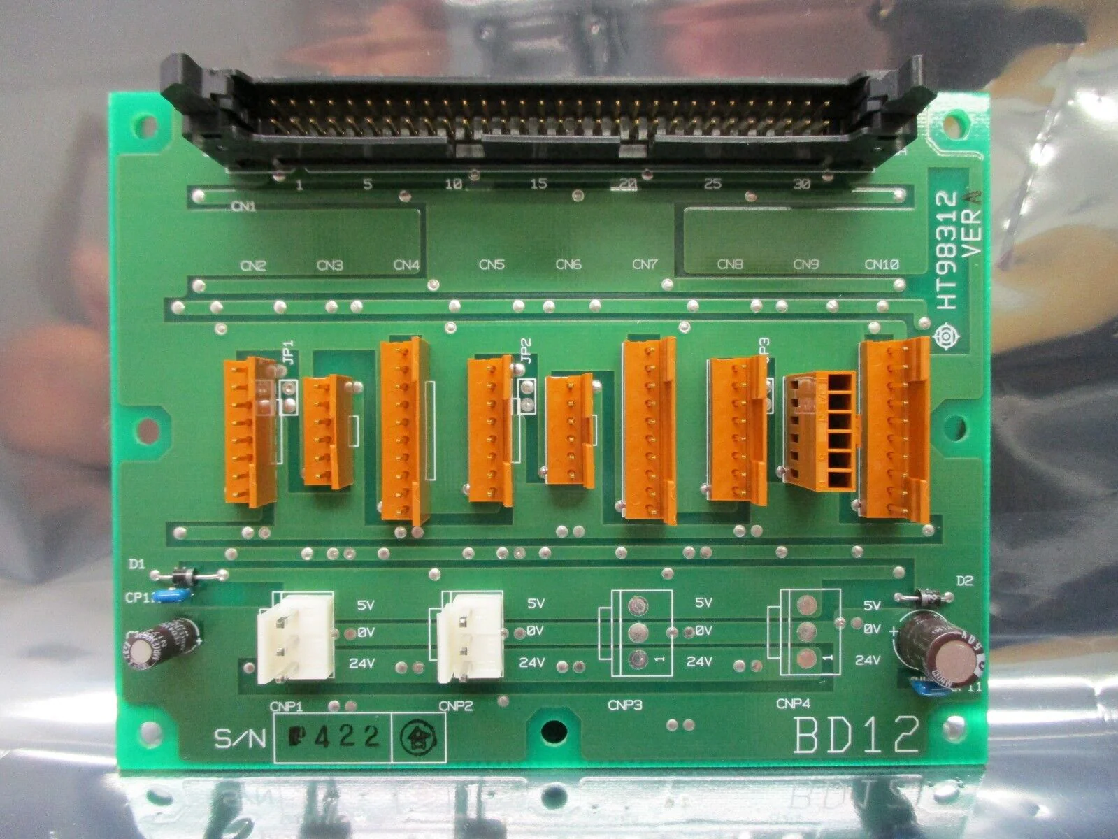 Hitachi HT98312A Interface Connector Board PCB BD12 Ver. A Used Working - Image 2