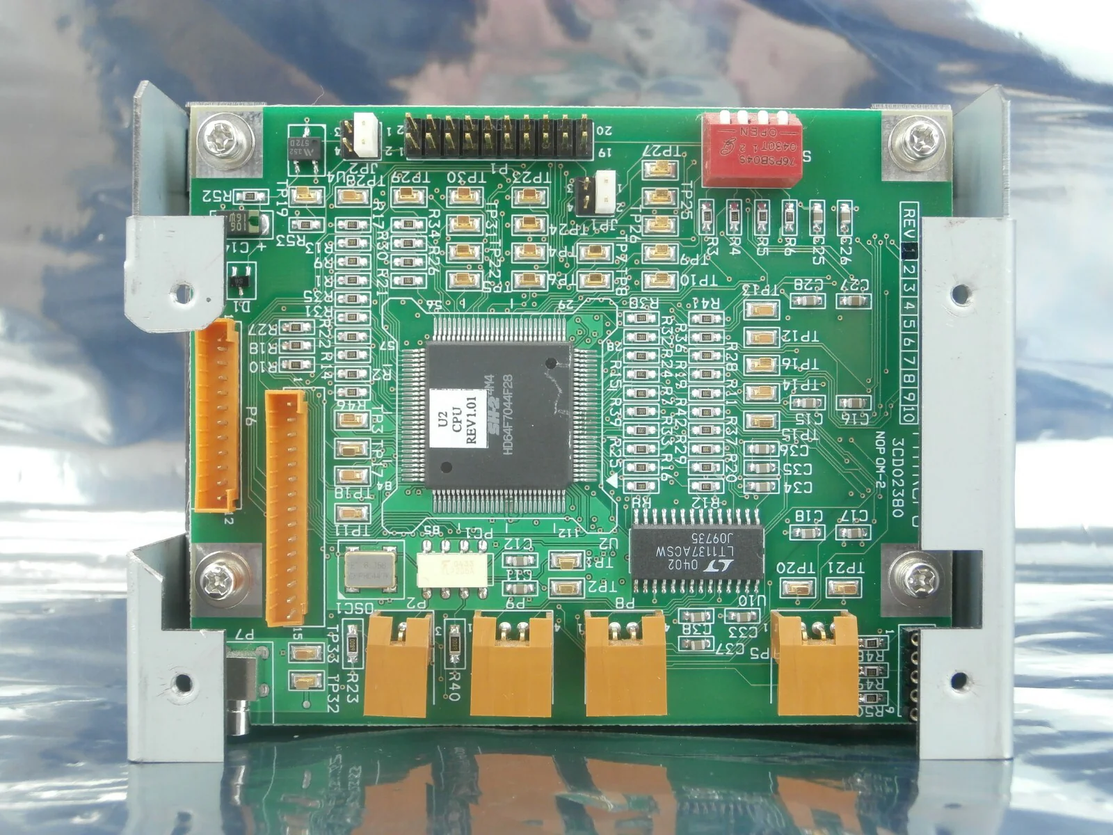 Hitachi Kokusai Denki 3CD02380 CPU Board PCB Assembly PMTRCPU Mikro Sonic Used - Image 2