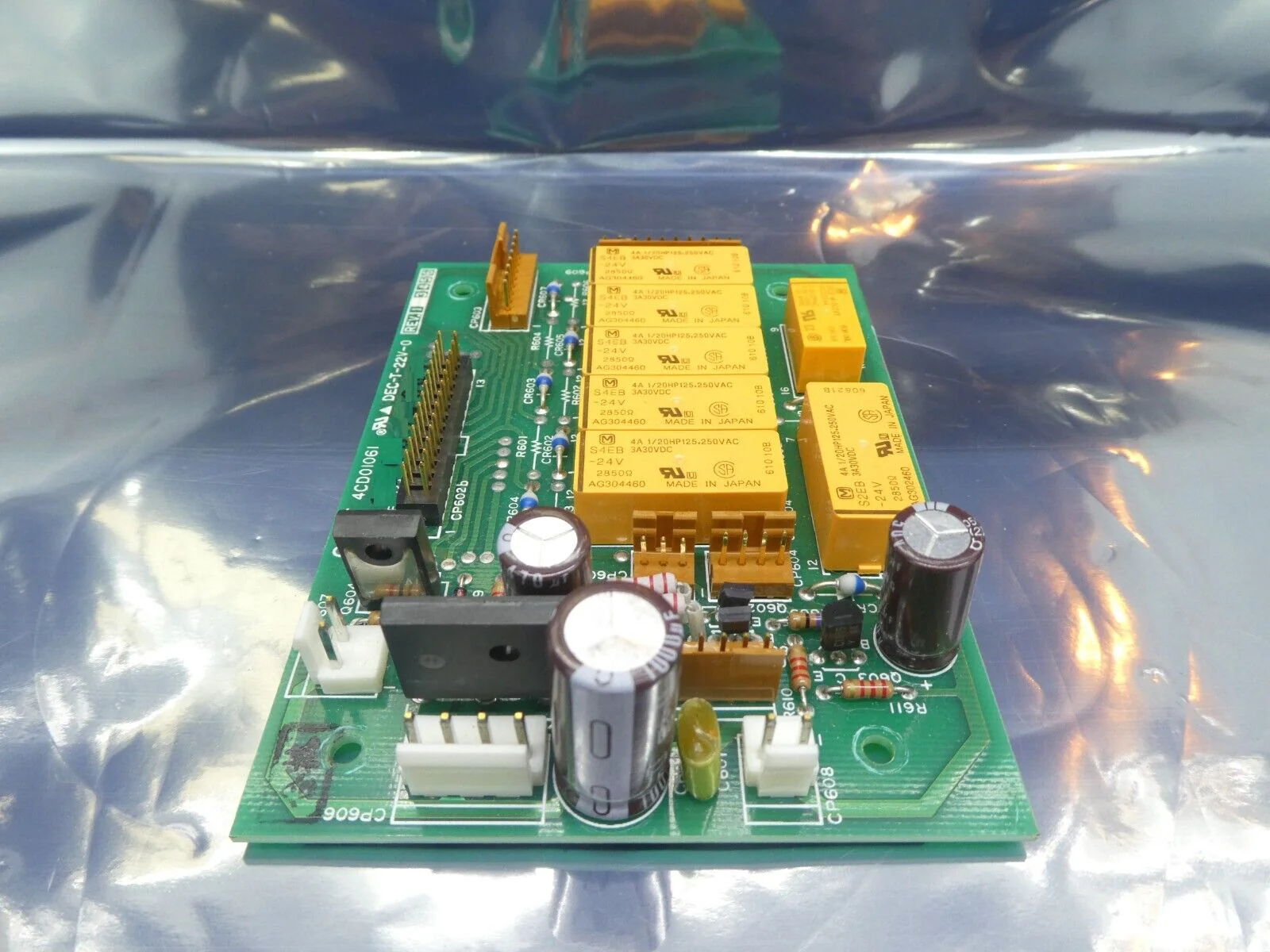 Hitachi Kokusai Denki 4CD01061 Relay Board PCB CONT Mikro Sonic Working Surplus - Image 11
