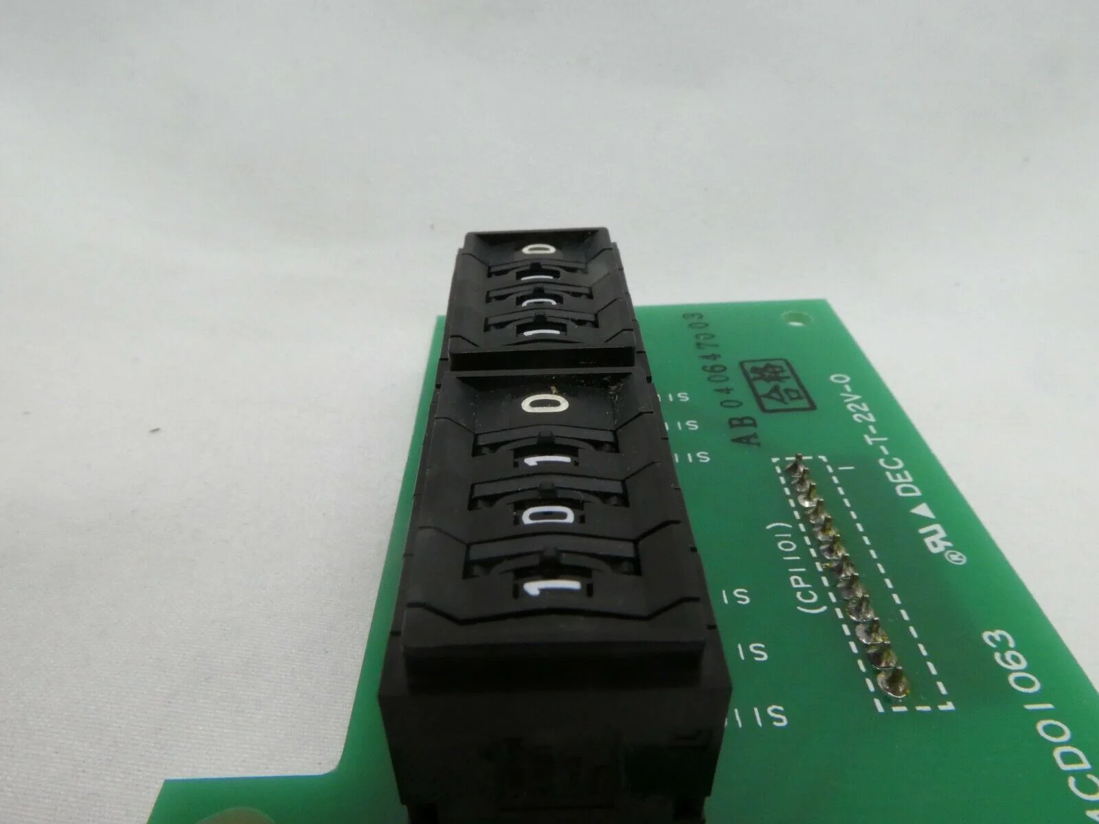 Hitachi Kokusai Denki 4CD01063 Mechanical Dial Counter PCB Mikro Sonic Working - Image 10