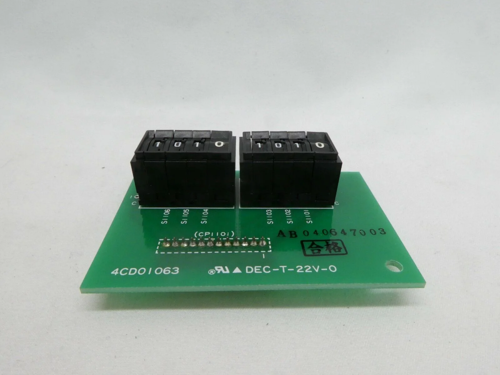 Hitachi Kokusai Denki 4CD01063 Mechanical Dial Counter PCB Mikro Sonic Working - Image 6