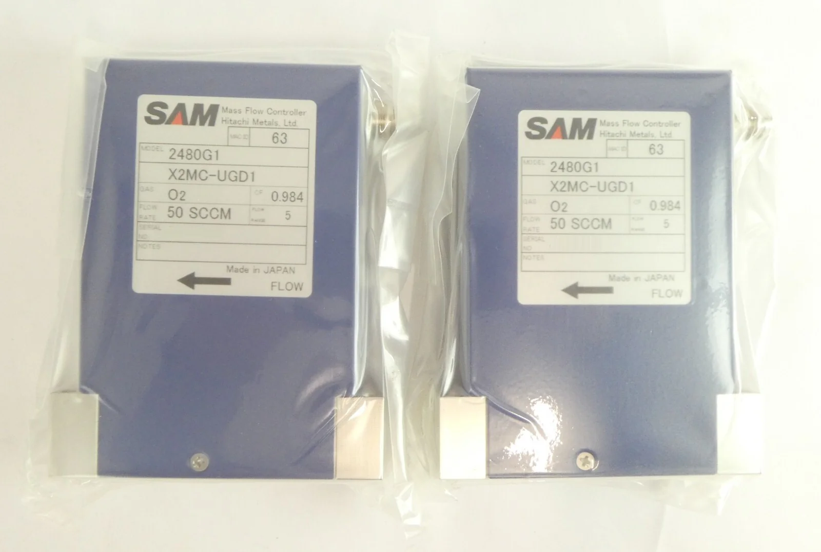Hitachi Metals SAM MFC Mass Flow Controller 2480G1 SFC Series Lot of 5 New - Image 8