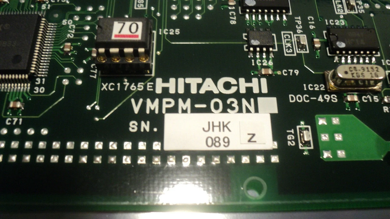 Hitachi VME Microcomputer MU-712E Used Working - Image 3