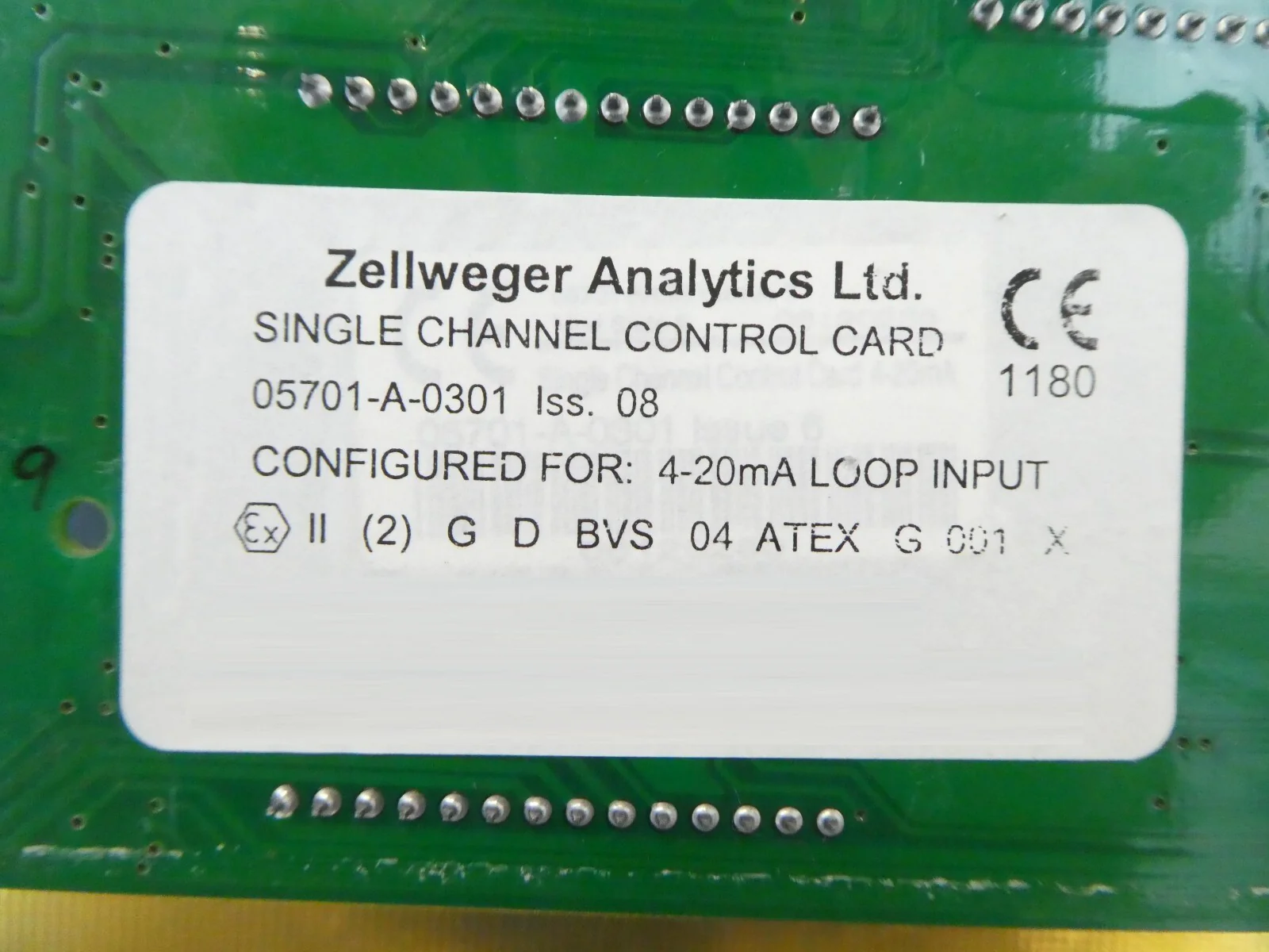 Honeywell Analytics 05701-A-0301 Single Channel Control Card PCB 5701 Working - Image 10