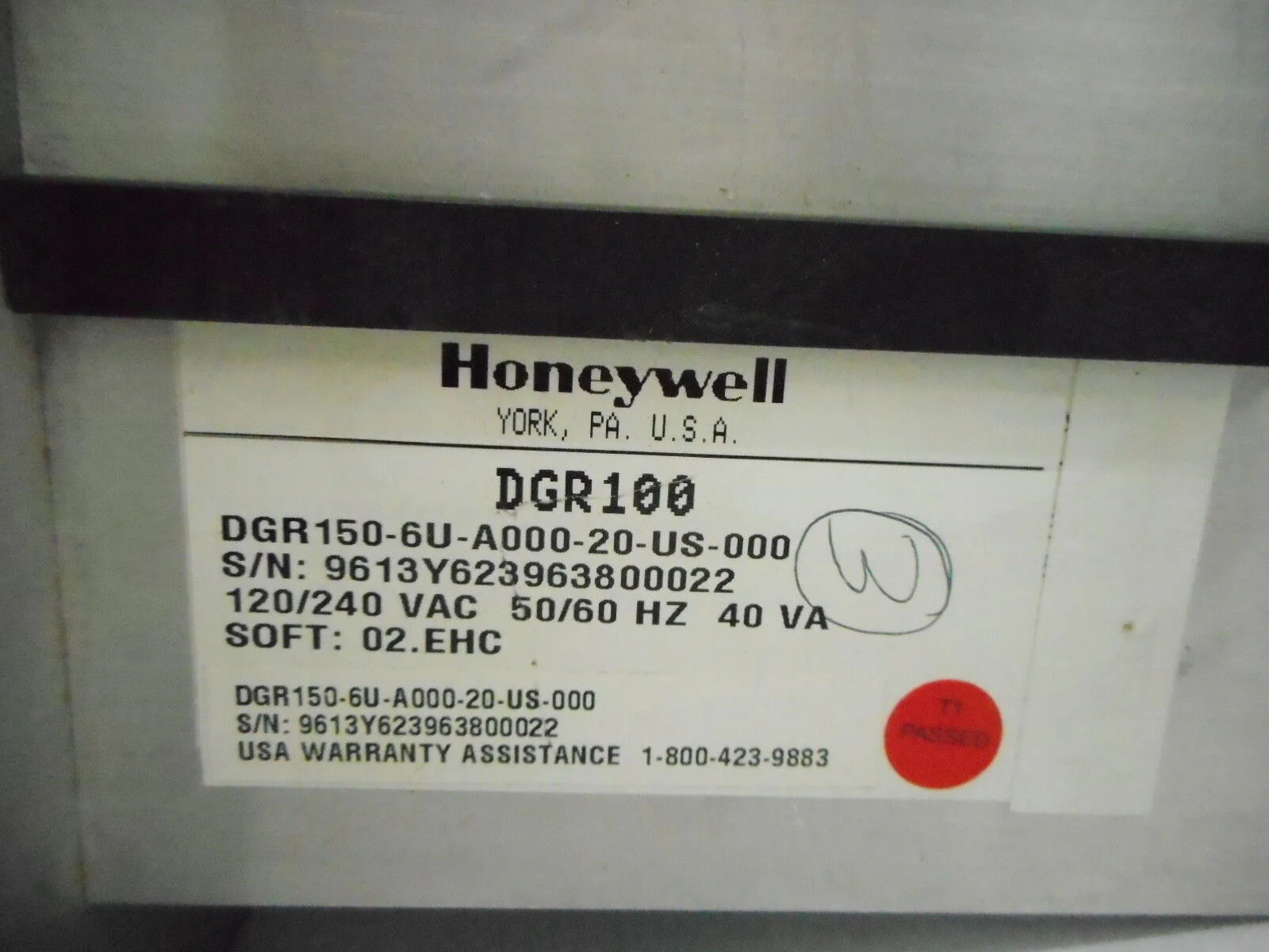Honeywell DGR150-6U-A000-20-US-000 Digital Graphic Recorder DGR100 - Image 7