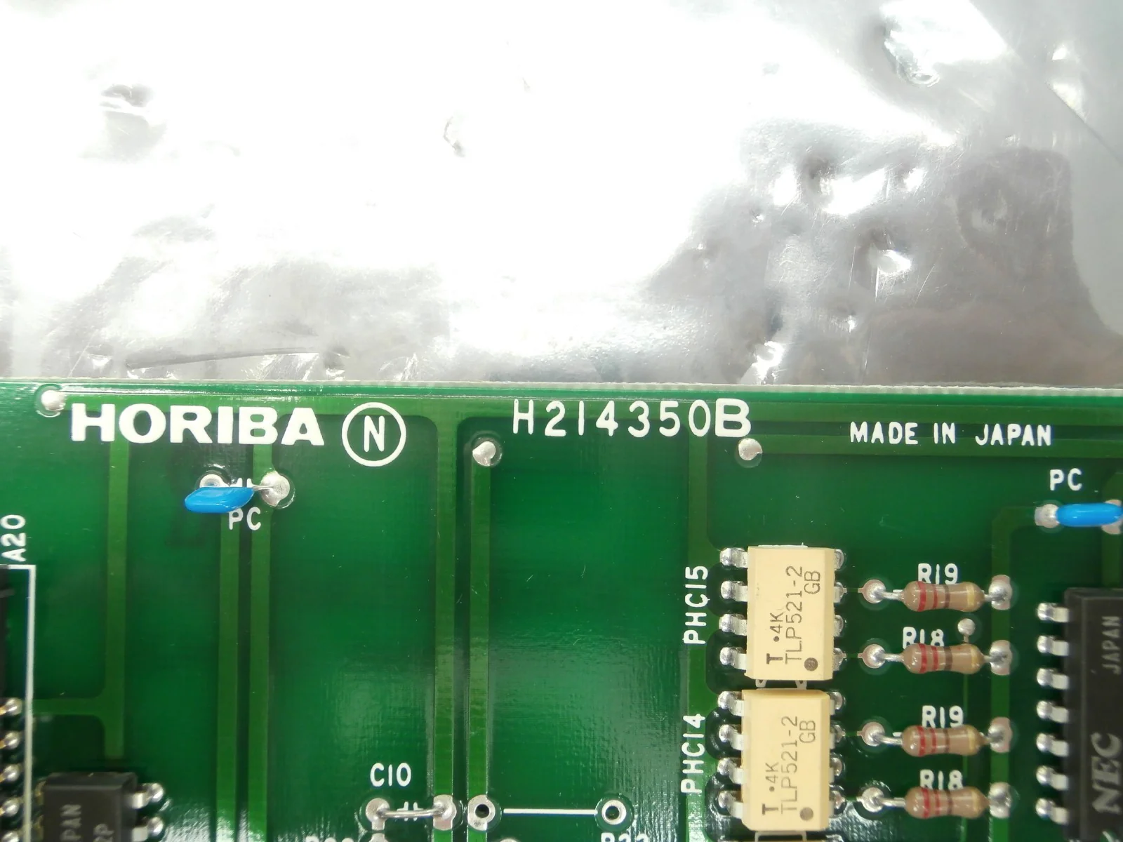 Horiba H214350B Signal Output Board PCB Card OUT-01 PD-201A Used Working - Image 8