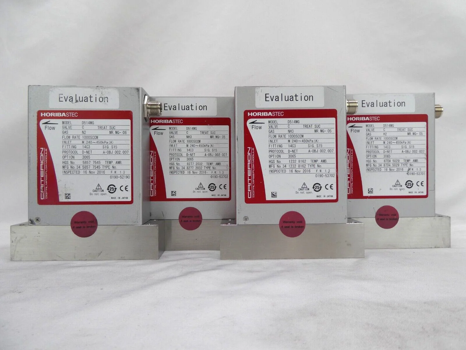 Horiba STEC D514MG Mass Flow Controller MFC Reseller Lot of 12 Working - Image 3