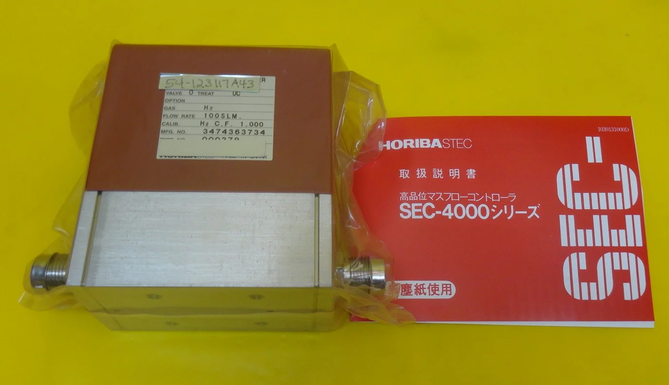 Horiba STEC SEC-4600M Mass Flow Controller MFC SEC-4600 100 SLM H2 New - Image 7