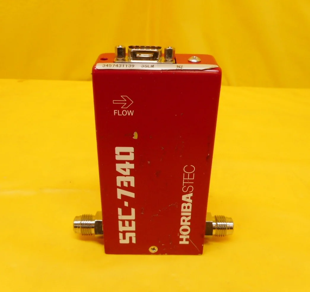 Horiba STEC SEC-7340M MFC Mass Flow Controller SEC-7340 3 SLM N2 Used Working - Image 2