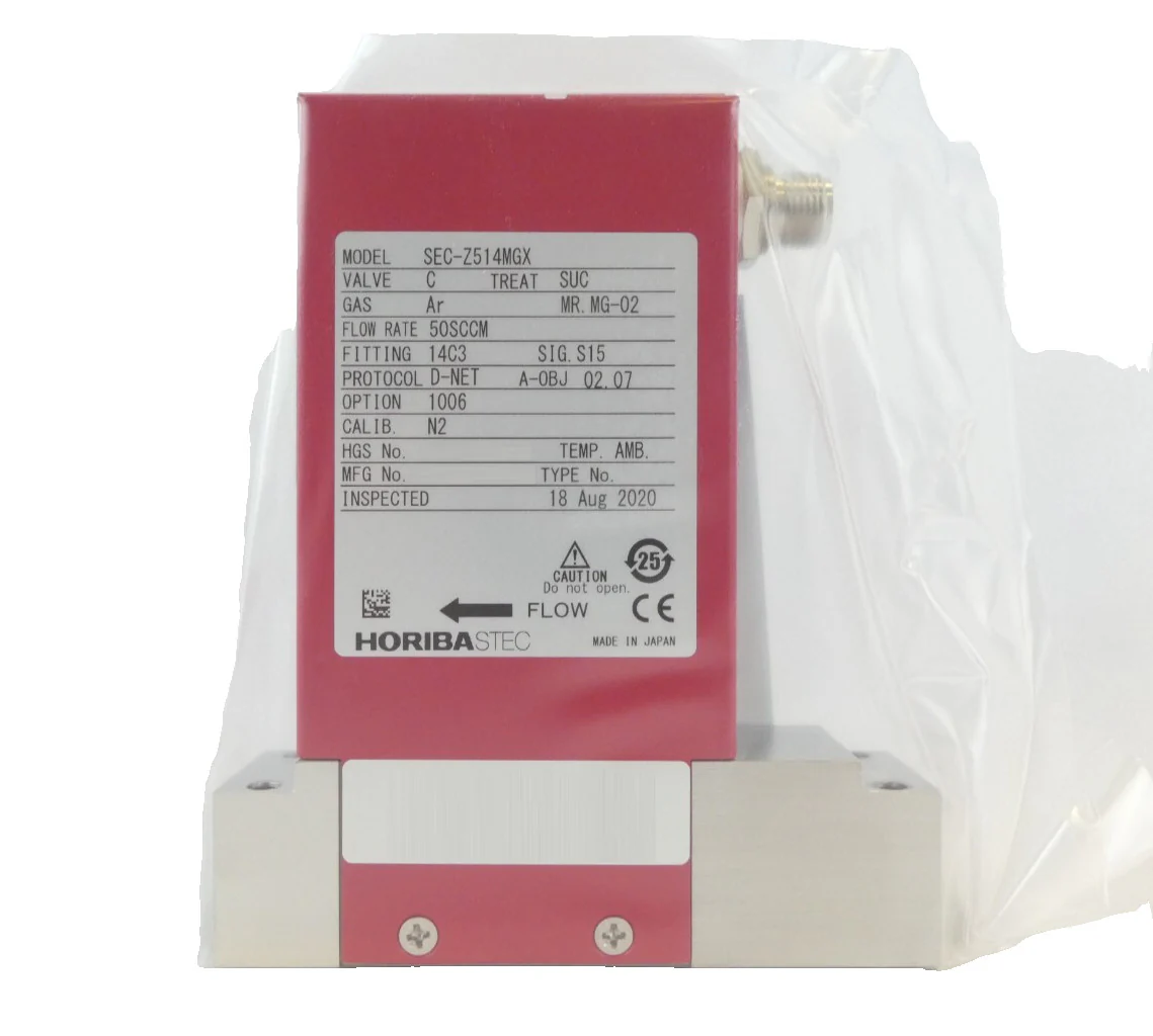 Horiba STEC SEC-Z514MGX Mass Flow Controller MFC 50 SCCM Ar AMAT 0190-33183 New - Image 3