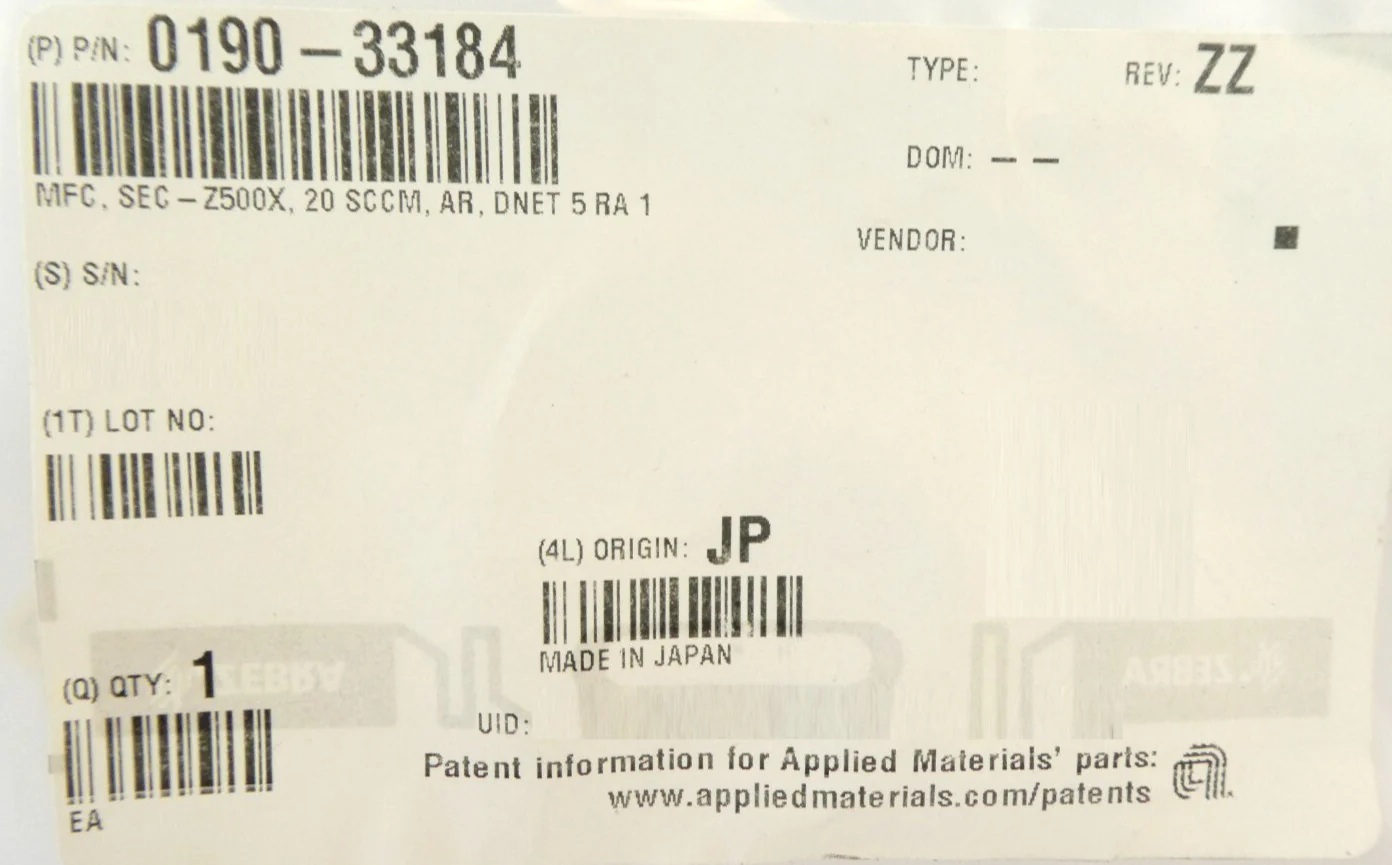 Horiba STEC SEC-Z514MGX Mass Flow Controller MFC AMAT 0190-33184 Lot of 3 New - Image 11
