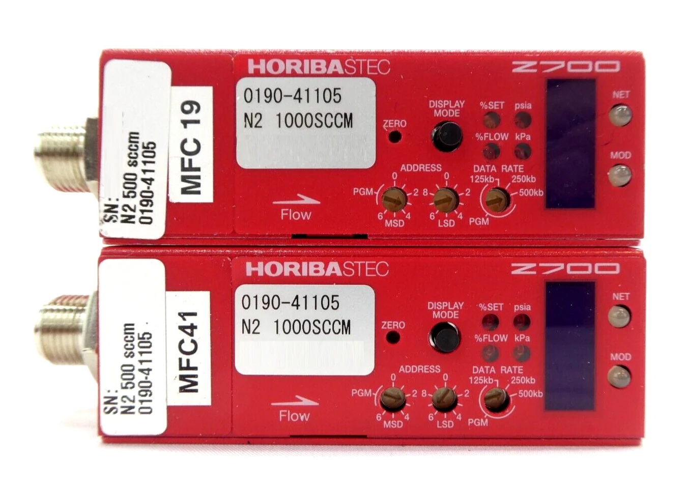 Horiba STEC SEC-Z714AGX Mass Flow Controller MFC Z700 Lot of 12 Working Surplus - Image 9