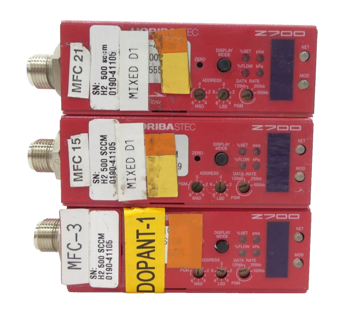 Horiba STEC SEC-Z714AGX Mass Flow Controller MFC Z700 Reseller Lot of 8 Working - Image 5