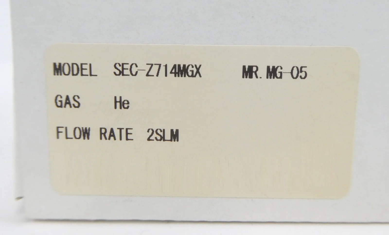 Horiba STEC SEC-Z714MGX Mass Flow Controller MFC Z700 2 SLM He Lot of 2 Refurb - Image 12
