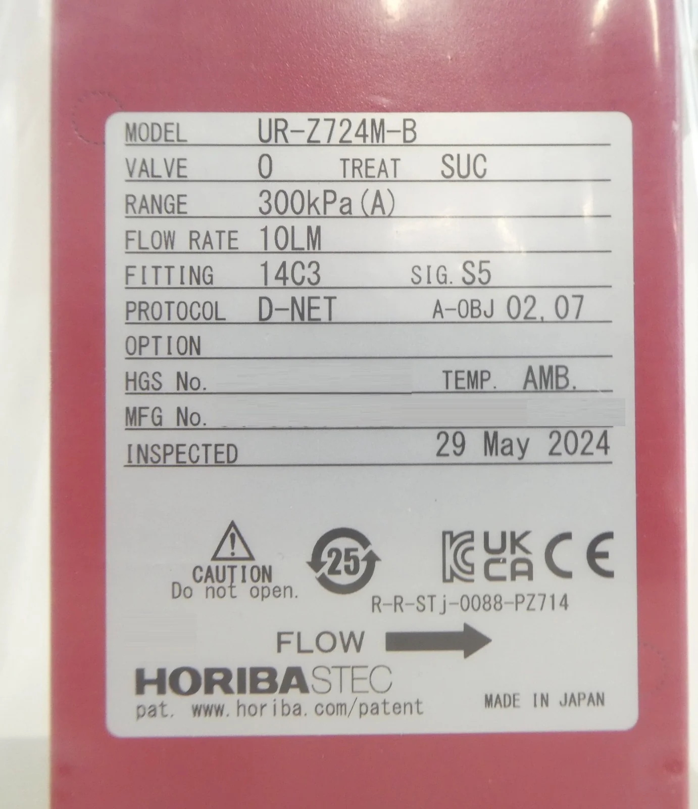 Horiba STEC UR-Z724M-B Mass Flow Controller MFC UR-Z700-B Reseller Lot of 2 New - Image 19