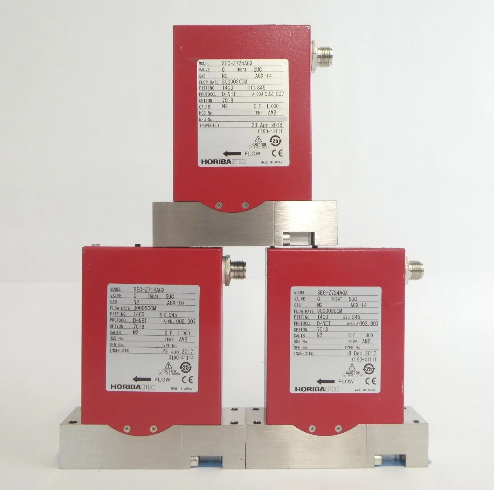Horiba STEC Z500 Z700 Mass Flow Controller MFC Reseller Lot of 10 Working - Image 15