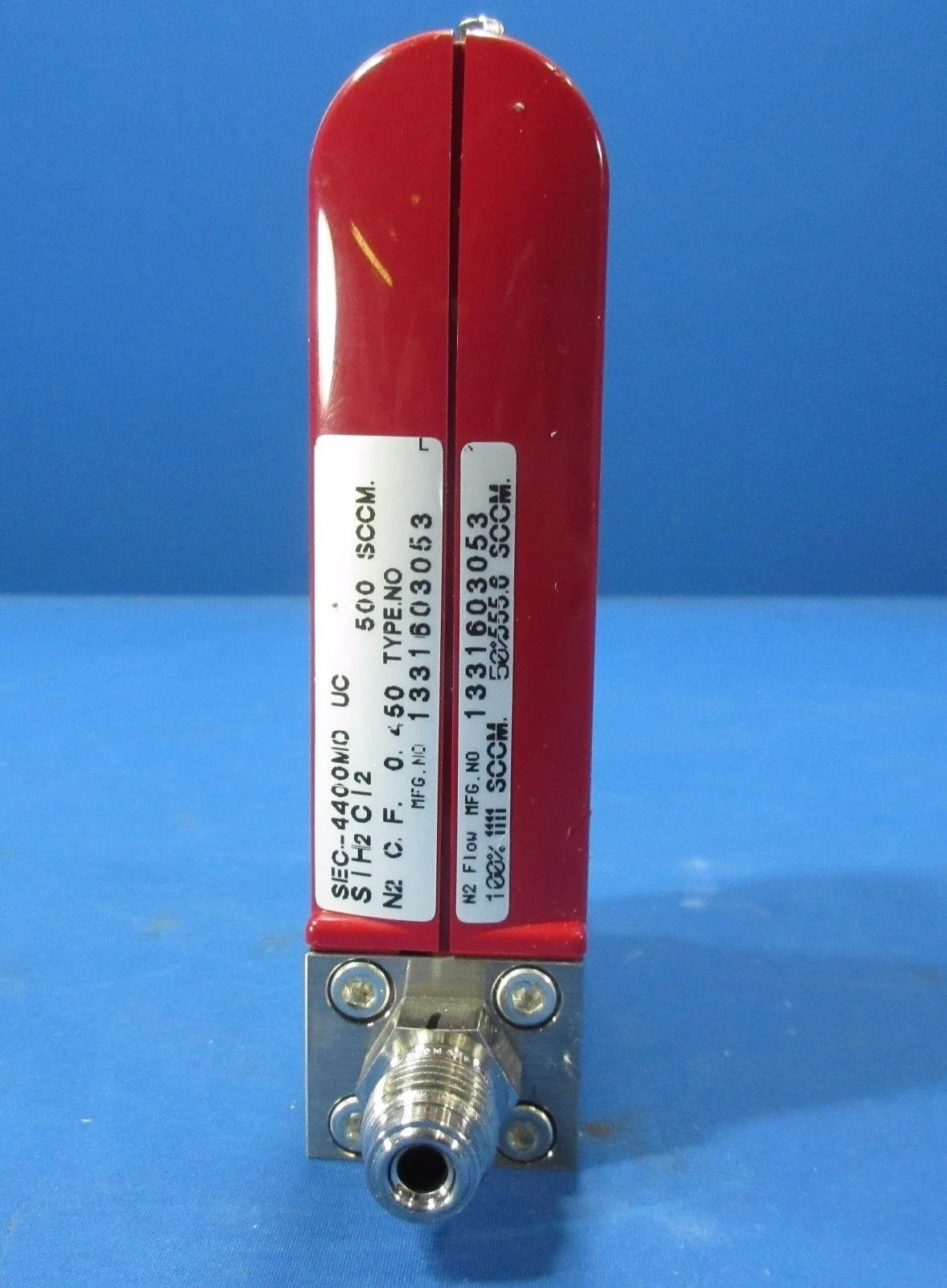 Horriba STEC SEC-4400M Mass Flow Controller MFC 500 SCCM SiH2Ci2 Used Working - Image 5