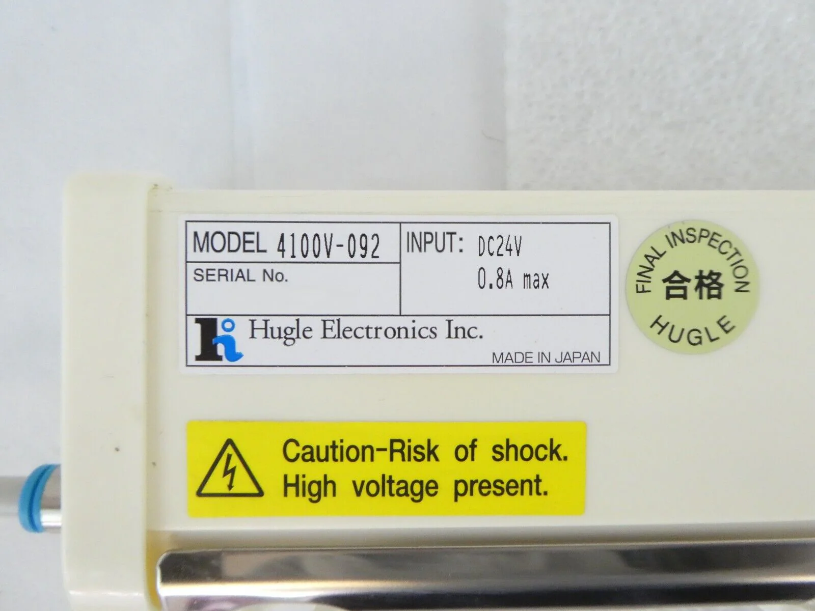 Hugle Electronics 4100V-092 Flexible AC Ionizer Model 4100V Working Surplus - Image 9