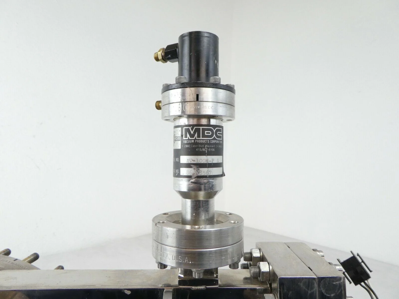 HVA High Vacuum Apparatus 125-0600 Gate Valve with AV-100M-P S Working Surplus - Image 7