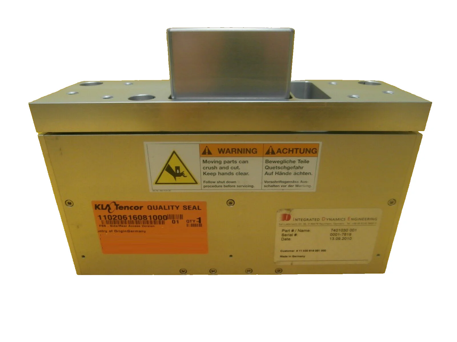 IDE 7401030 001 FSS Side/Rear Access Version KLA-Tencor 11020616081000 Working - Image 6