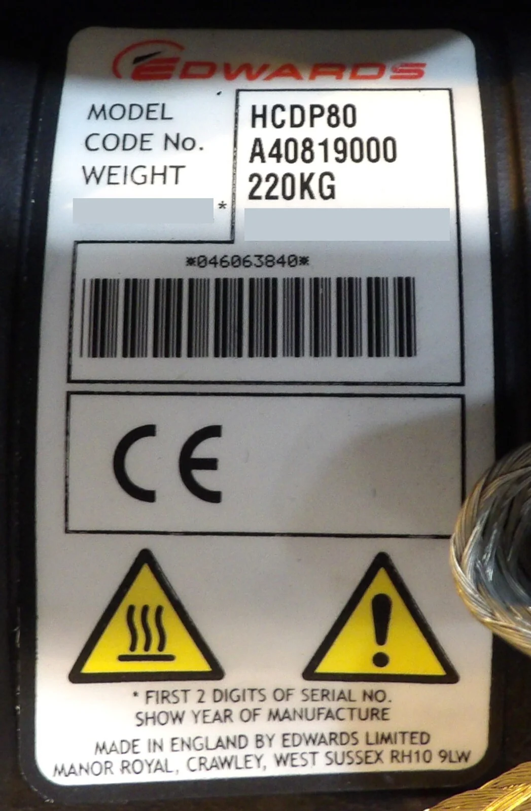 iH 1000 Edwards A53352945XS Vacuum Dry Pump iH1000 Manufacturer Refurbished - Image 20