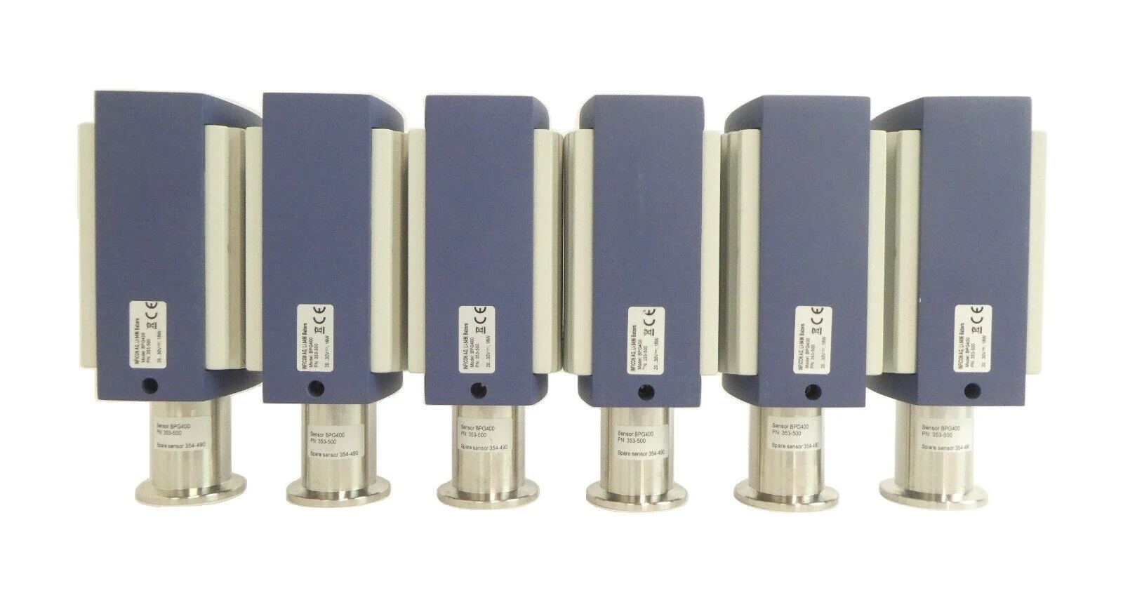 Inficon 353-500 Pirani Vacuum Gauge BPG400 Reseller Lot of 6 Working