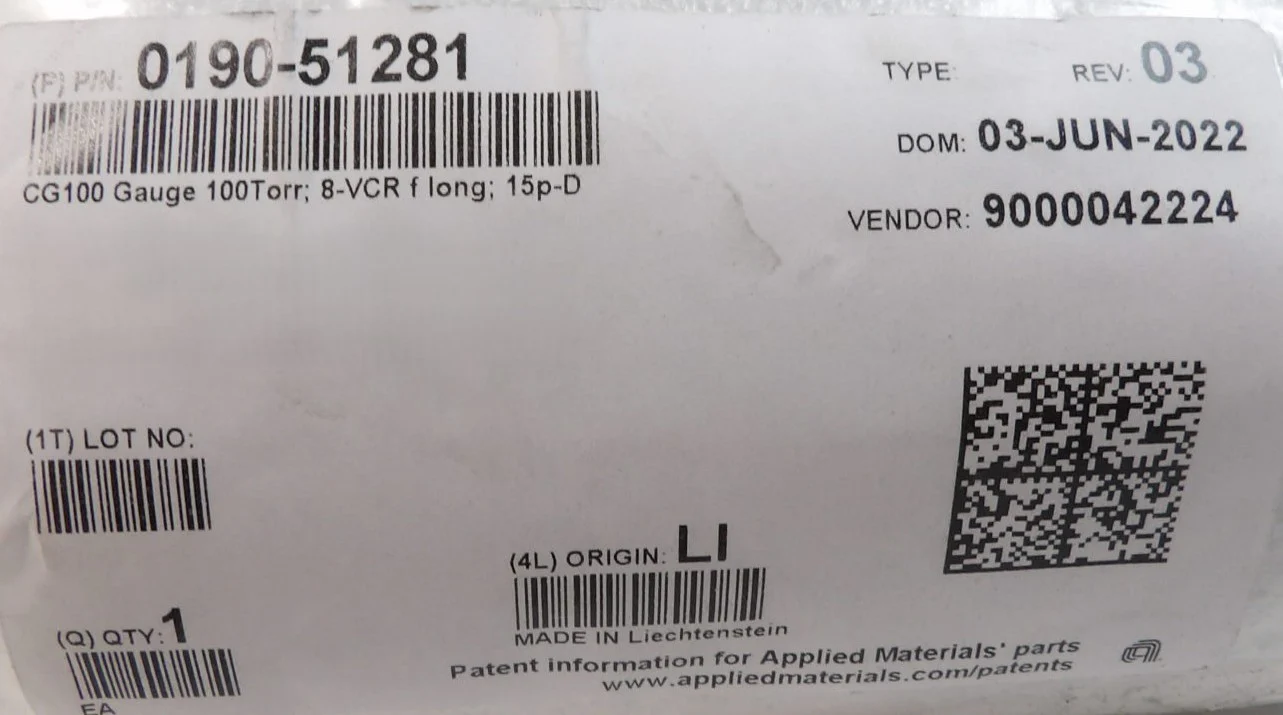 Inficon CG100 Capacitance Gauge AMAT Applied Materials 0190-51281 Lot of 3 New - Image 13
