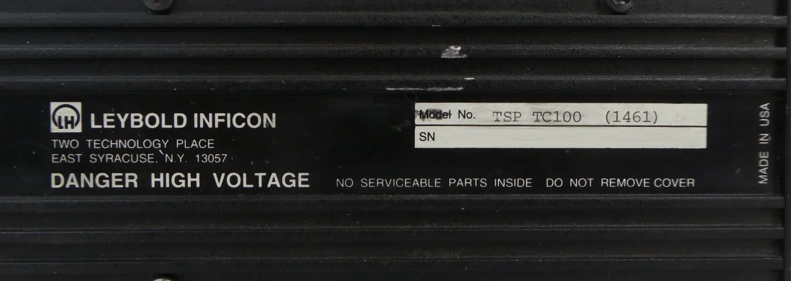 Inficon TSP TC100 (1461) Residual Gas Analyzer Transpector with C100M Working - Image 8